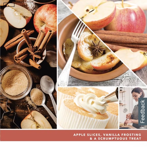 NWT Yankee Candle Sugared Cinnamon Apple 22oz - Picture 2 of 10